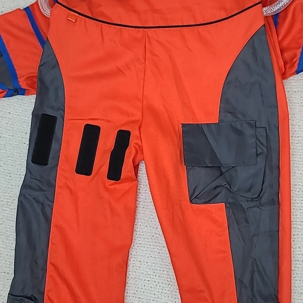 Teetot Astronaut Kids'/Childs' Halloween Jumpsuit/Costume Helmet Org/Blk Multi